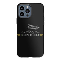 Born To Fly  Pilot Plane - Single Airplane Iphone 13 Pro Max Case | Artistshot