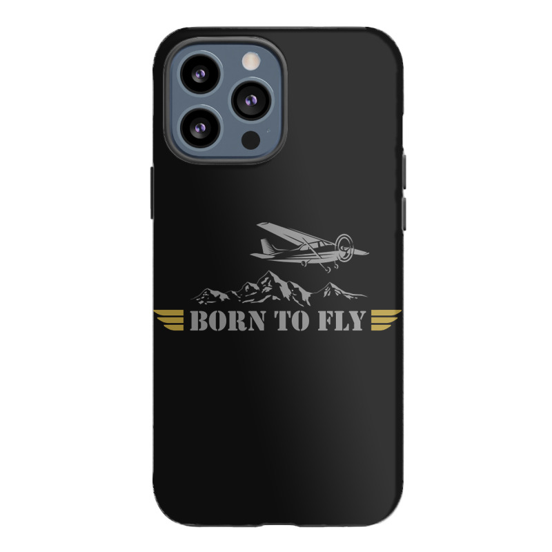 Born To Fly  Pilot Plane - Single Airplane Iphone 13 Pro Max Case | Artistshot