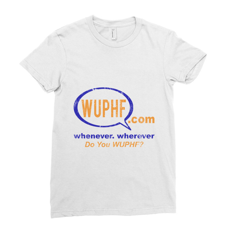 Wuphf, Distressed   The Office Ladies Fitted T-Shirt by cm-arts | Artistshot