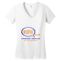 Wuphf, Distressed   The Office Women's V-neck T-shirt | Artistshot