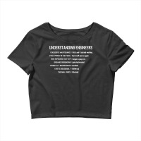 Engineering Computer Civil Understanding Engineers For Fans Crop Top | Artistshot