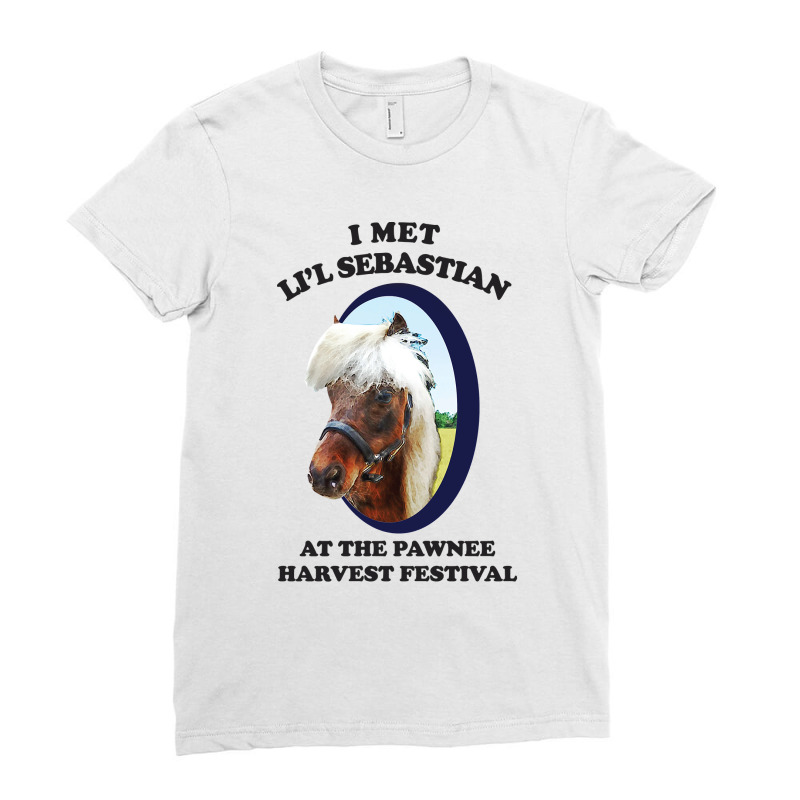 Lil Sebastian Parks And Recreation Ladies Fitted T-Shirt by cm-arts | Artistshot