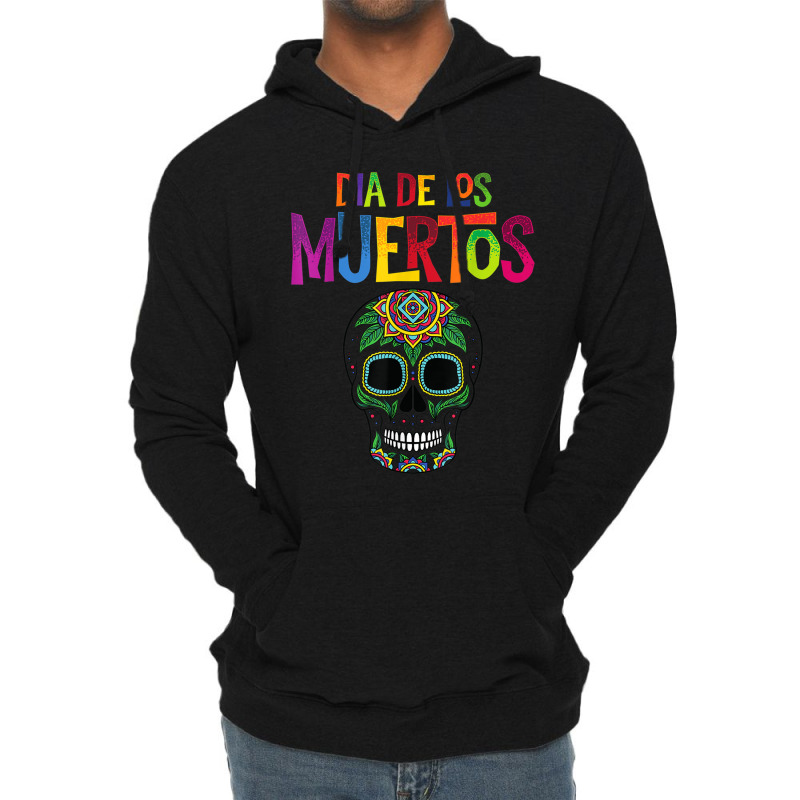 Dia De Los Muertos Celebration Sugar Skull Calavera Lightweight Hoodie by AnaMercedesContreras | Artistshot