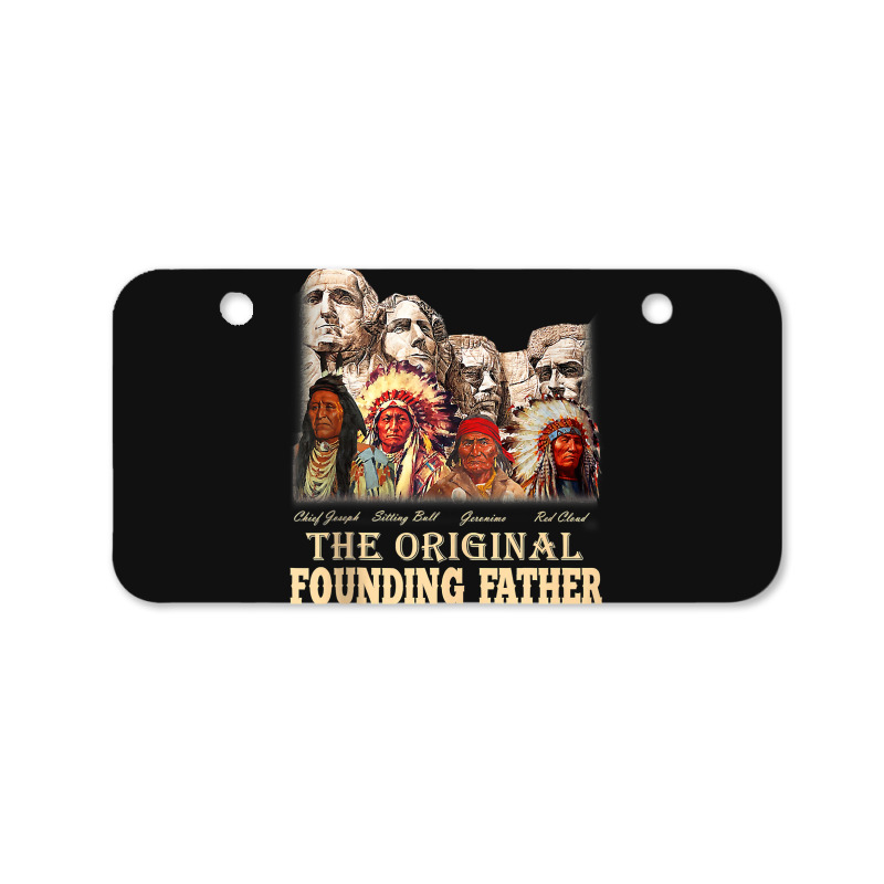 The-original,founding,fathers,natives,american,t-shirt Bicycle License Plate | Artistshot