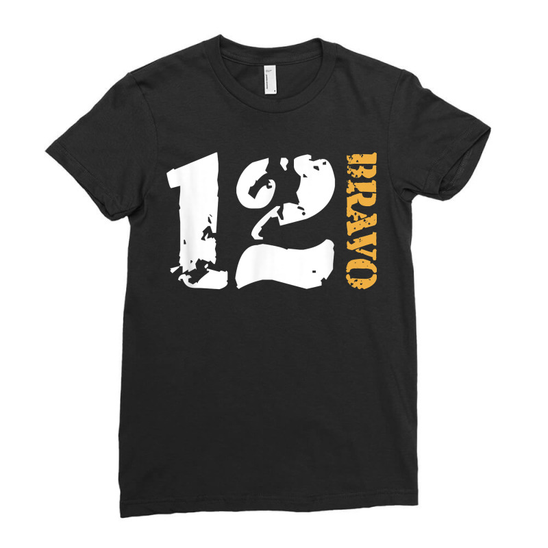 Us Army 12 Bravo Combat Engineer Boy 20680 For Fans Ladies Fitted T-Shirt by SonjaBogenschutz | Artistshot