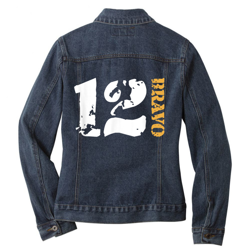 Us Army 12 Bravo Combat Engineer Boy 20680 For Fans Ladies Denim Jacket by SonjaBogenschutz | Artistshot