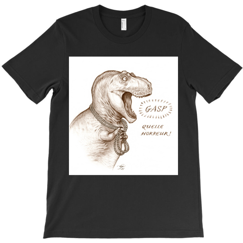 Pearl-clutching Tyrannosaur T-shirt | Artistshot