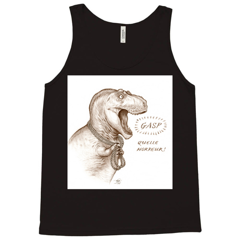 Pearl-clutching Tyrannosaur Tank Top | Artistshot