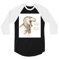 Pearl-clutching Tyrannosaur 3/4 Sleeve Shirt | Artistshot