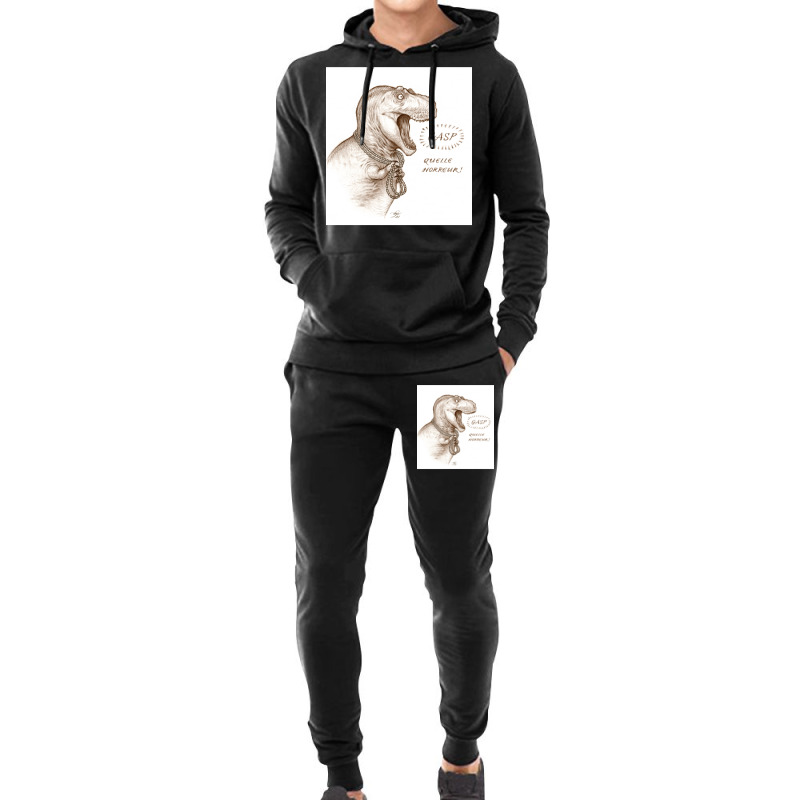 Pearl-clutching Tyrannosaur Hoodie & Jogger Set | Artistshot