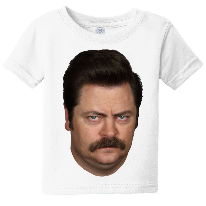 Ron Swanson Baby Tee by cm-arts | Artistshot