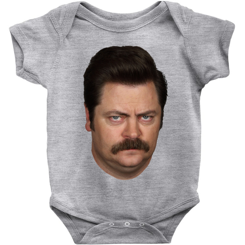 Ron Swanson Baby Bodysuit by cm-arts | Artistshot