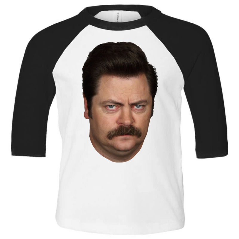 Ron Swanson Toddler 3/4 Sleeve Tee by cm-arts | Artistshot