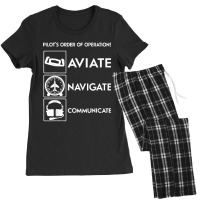 Pilot Order Of Operations Aviate Navigate Communicate V2. Women's Pajamas Set | Artistshot