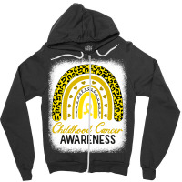 Childhood Cancer Awareness Hope Support Strong Warrior Zipper Hoodie | Artistshot