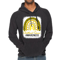 Childhood Cancer Awareness Hope Support Strong Warrior Vintage Hoodie | Artistshot