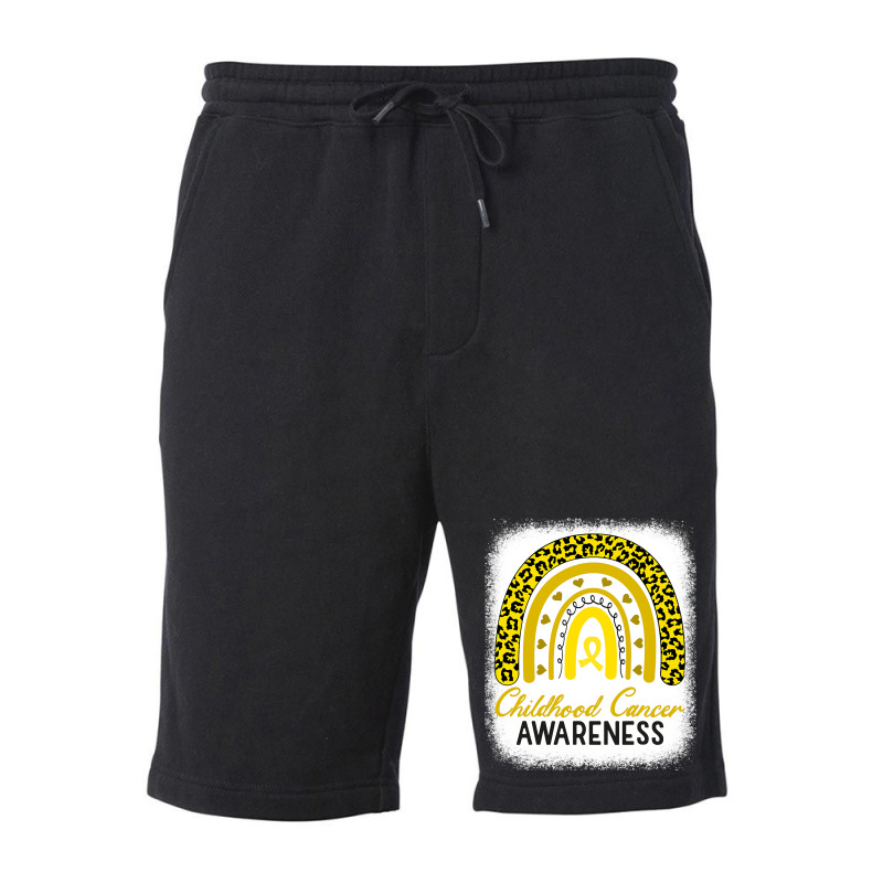 Childhood Cancer Awareness Hope Support Strong Warrior Fleece Short | Artistshot