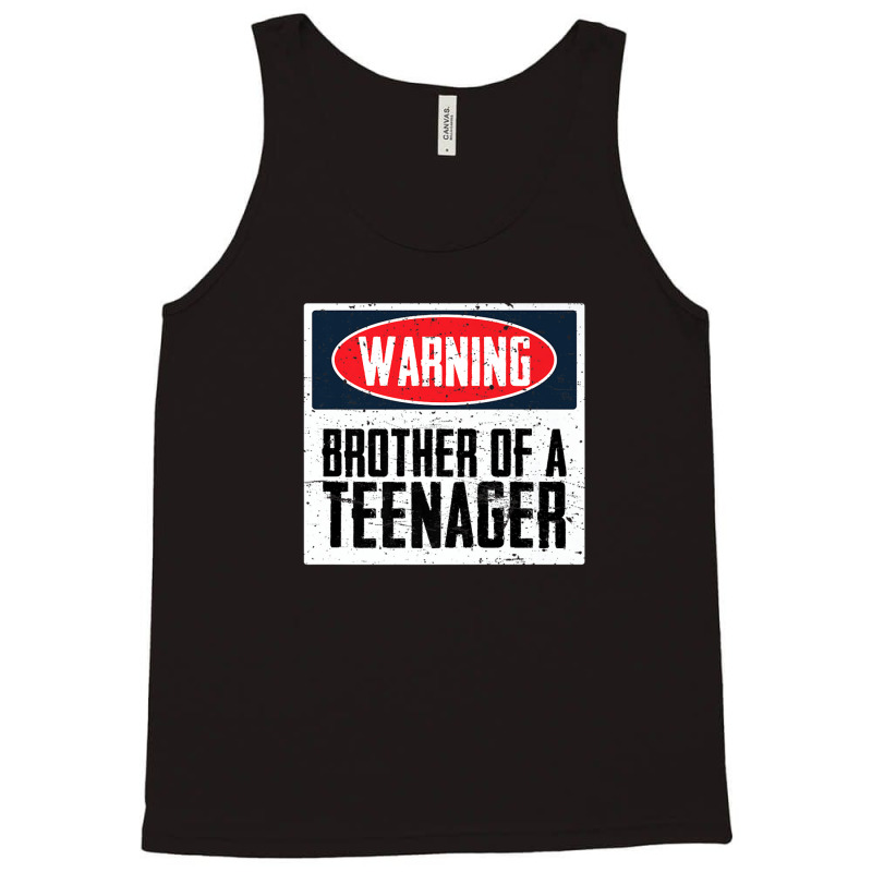 Brother Of A Teenager Official Teenager Matching Tees Tank Top | Artistshot