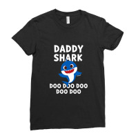 Mens Pinkfong Daddy Shark Official T-shirt Ladies Fitted T-shirt | Artistshot