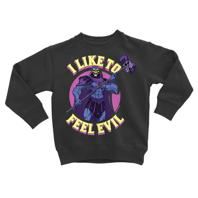 Masters Of The Universe Revelation   Skeletor Feel Evil Tank Top Toddler Sweatshirt | Artistshot