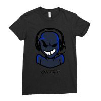 Cheater Gamer With Headphones Ladies Fitted T-shirt | Artistshot