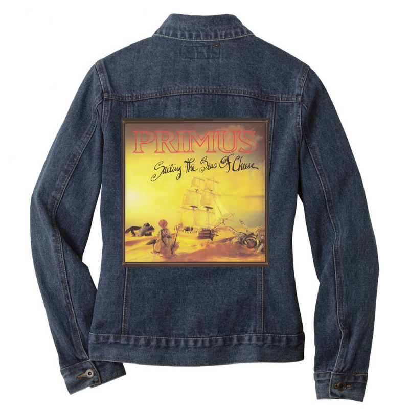 Sailing The Seas Of Cheese Ladies Denim Jacket by cm-arts | Artistshot