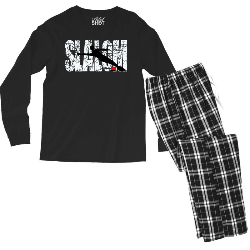 Slalom Water Skier Men's Long Sleeve Pajama Set | Artistshot