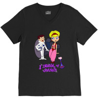 Playing  Cartoon Cute For Mens Womens V-neck Tee | Artistshot