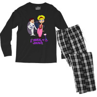 Playing  Cartoon Cute For Mens Womens Men's Long Sleeve Pajama Set | Artistshot