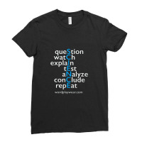 Science Word Play Educational Novelty Gift Ladies Fitted T-shirt | Artistshot