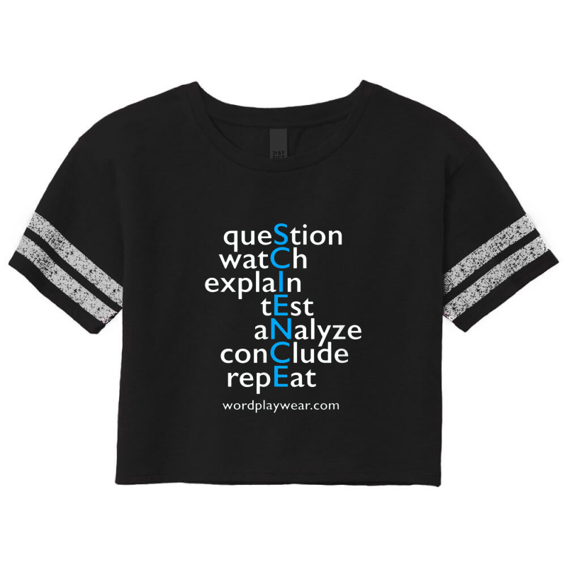 Science Word Play Educational Novelty Gift Scorecard Crop Tee by mizgosha | Artistshot