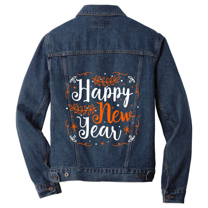 Happy New Year Men Denim Jacket | Artistshot