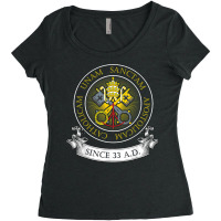 One Holy Catholic & Apostolic Church Catholic Latin T Shirt Women's Triblend Scoop T-shirt | Artistshot