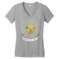 One Holy Catholic & Apostolic Church Catholic Latin T Shirt Women's V-neck T-shirt | Artistshot