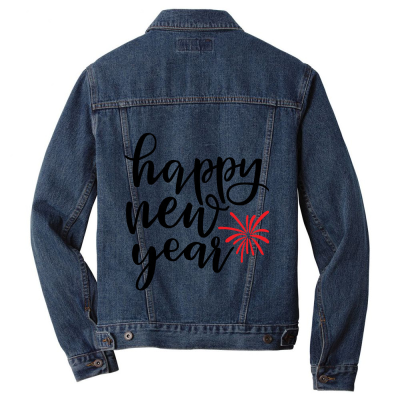 Happy New Year Men Denim Jacket | Artistshot