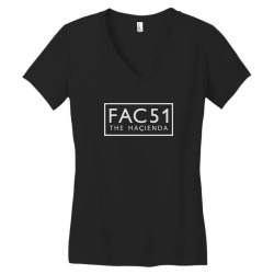 factory records hacienda fac51 Women's V-Neck T-Shirt | Artistshot
