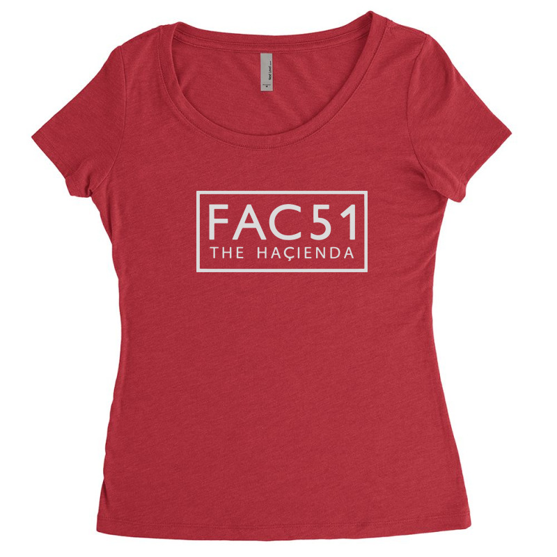 Factory Records Hacienda Fac51 Women's Triblend Scoop T-shirt | Artistshot