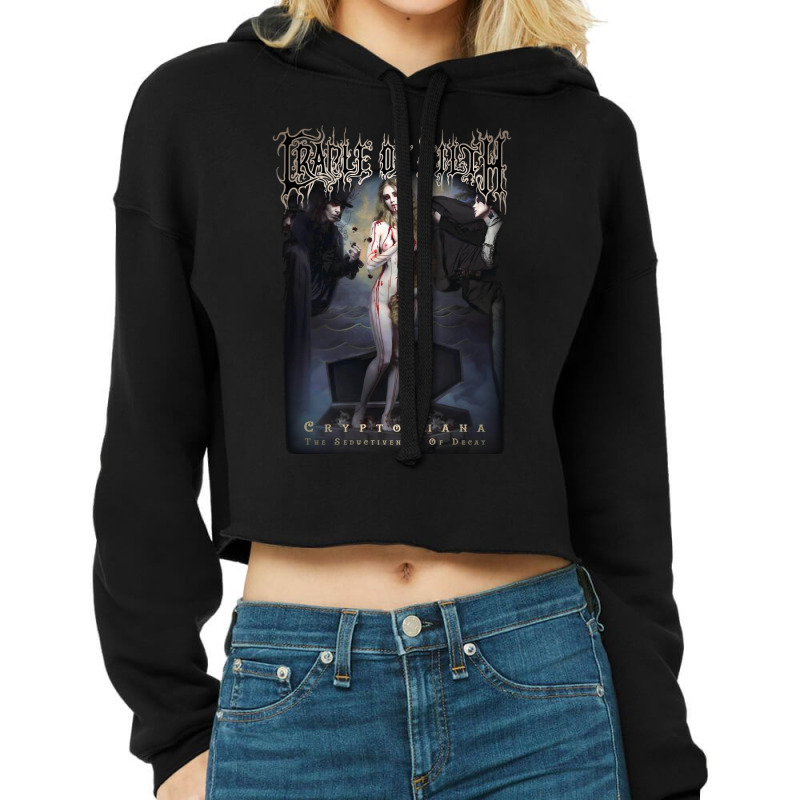 Music Vintage Retro Nymphetamine Men Women Cropped Hoodie by JaniyahArtists | Artistshot