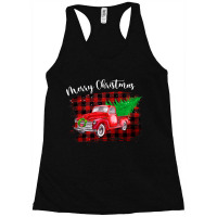 Vintage Wagon Christmas Tree On Car Xmas Truck Vacation T-shirt Racerback Tank | Artistshot