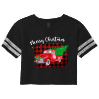 Vintage Wagon Christmas Tree On Car Xmas Truck Vacation T-shirt Scorecard Crop Tee | Artistshot