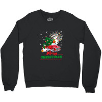 Vintage Wagon Christmas T-shirt - Tree On Car Xmas Vacation T-shirt Crewneck Sweatshirt | Artistshot