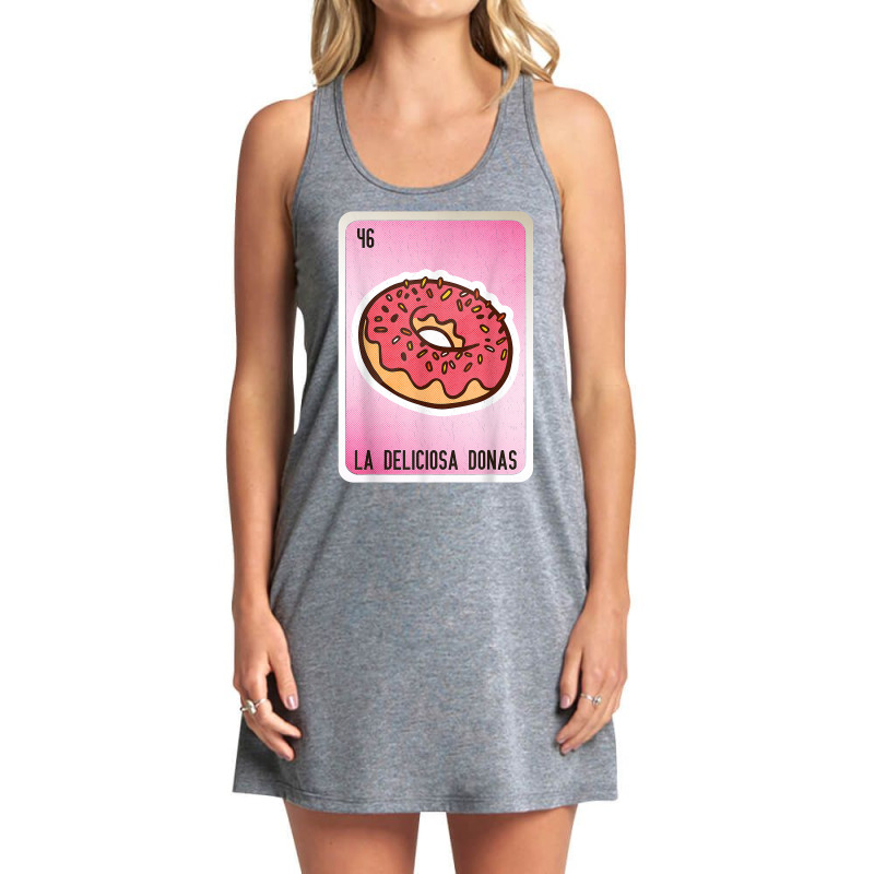 La Deliciosa Donas Mexican Slang Lottery Bingo Cards T Shirt Tank Dress by cm-arts | Artistshot