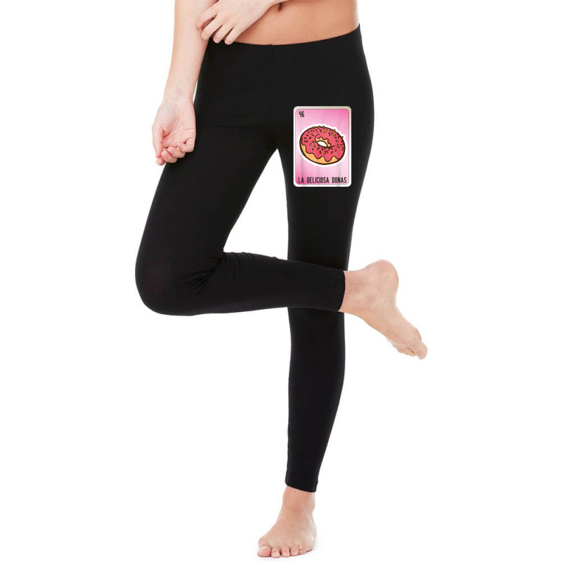 La Deliciosa Donas Mexican Slang Lottery Bingo Cards T Shirt Legging by cm-arts | Artistshot