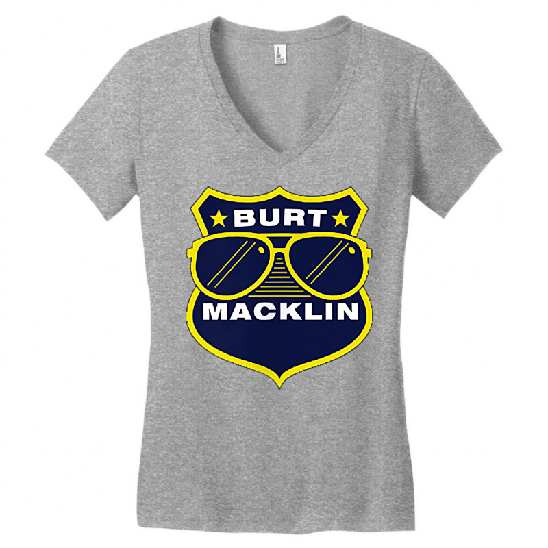 Parks And Recreation Burt Macklin T Shirt Women's V-Neck T-Shirt by cm-arts | Artistshot