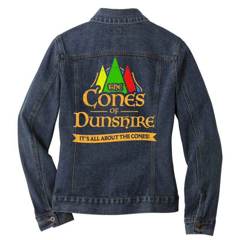 The Cones Of Dunshire Ladies Denim Jacket by cm-arts | Artistshot