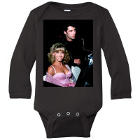 Olivia Newton John John Travolta Movie Premiere 1978 Long Sleeve Baby Bodysuit | Artistshot