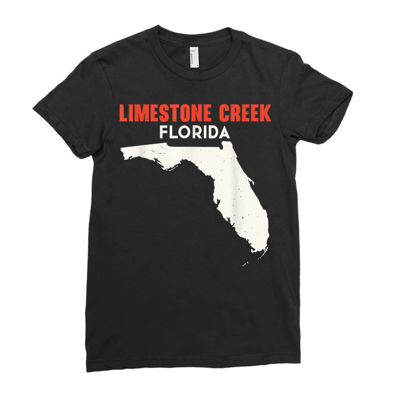 Limestone Creek Florida Usa State America Travel Floridian T Shirt Ladies Fitted T-Shirt by cm-arts | Artistshot