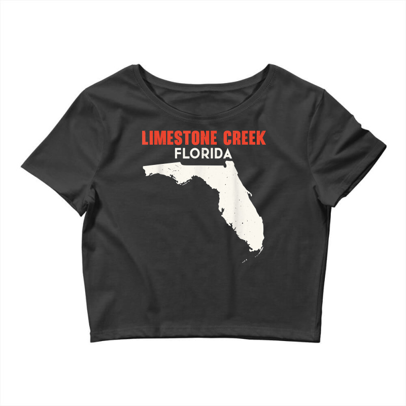 Limestone Creek Florida Usa State America Travel Floridian T Shirt Crop Top by cm-arts | Artistshot