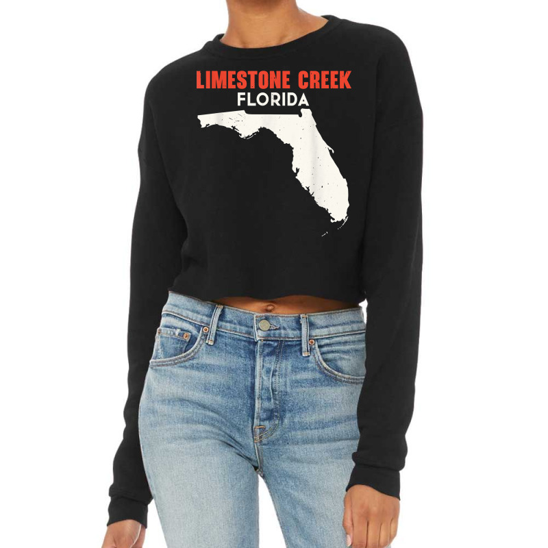 Limestone Creek Florida Usa State America Travel Floridian T Shirt Cropped Sweater by cm-arts | Artistshot