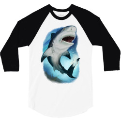 WILD SHARK 3/4 Sleeve Shirt | Artistshot